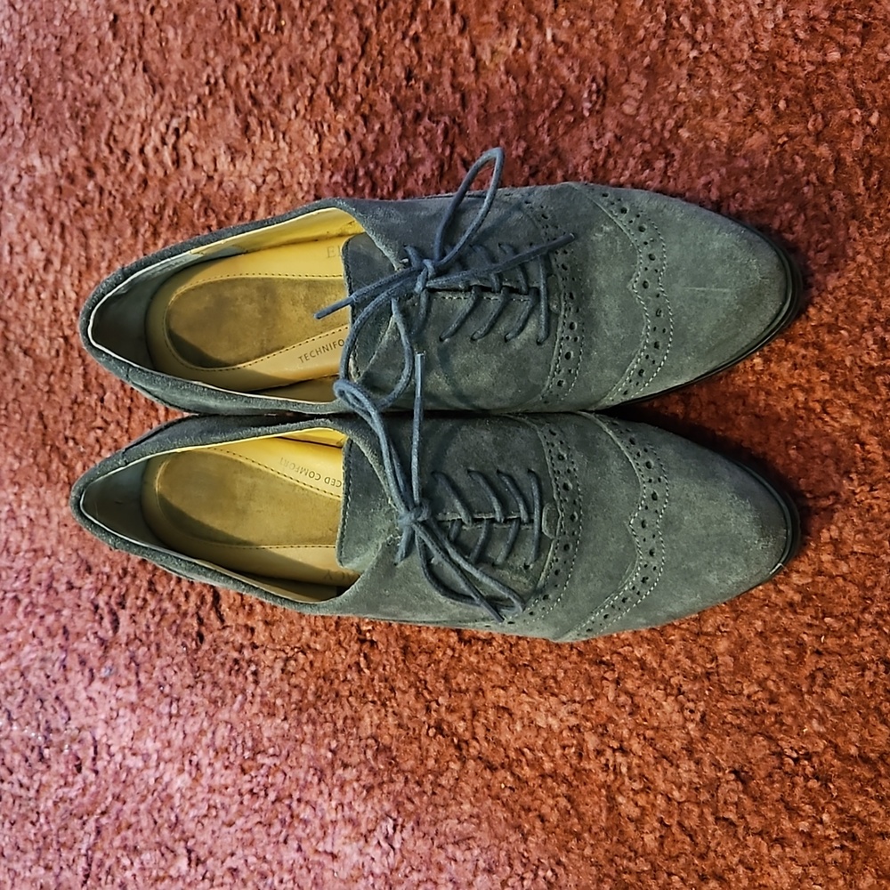Elegant Gray Women's Oxford Shoes